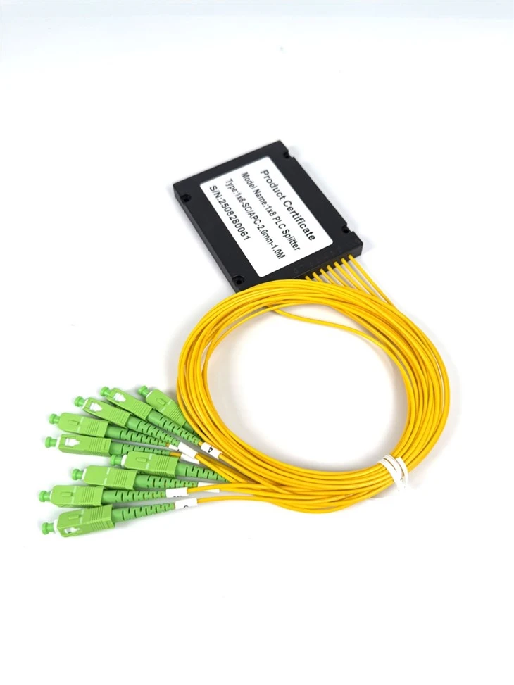 1x8 Glasfaser-Splitter SC APC